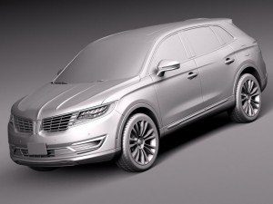 Lincoln MKX 2016 Model 3D
