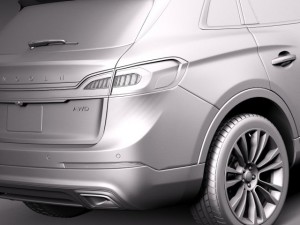 Lincoln MKX 2016 Model 3D