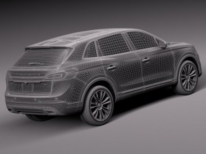 Lincoln MKX 2016 Model 3D