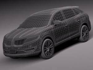 Lincoln MKX 2016 Model 3D
