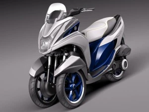Scooter Yamaha Tricity 2015 Modelo 3D