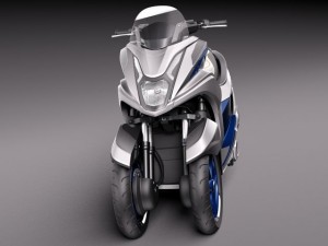 Yamaha Tricity Scooter 2015 Model 3D
