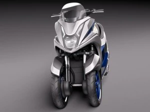Yamaha Tricity Scooter 2015 3D Model