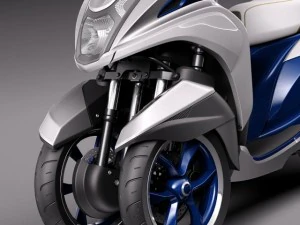 Yamaha Tricity Scooter 2015 3D Model