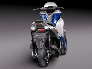Yamaha Tricity Scooter 2015 3D Model