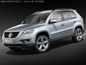 Volkswagen Tiguan 2009 3D Model