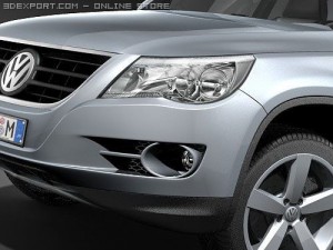 Volkswagen Tiguan 2009 3D Модель