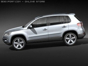 Volkswagen Tiguan 2009 3D Модель