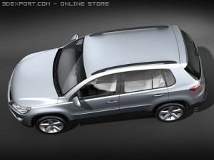 Volkswagen Tiguan 2009 3D Модель