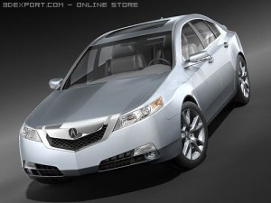 Acura TL 2009 3Dモデル