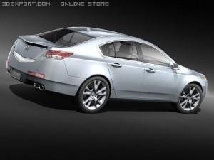 Acura TL 2009 3Dモデル