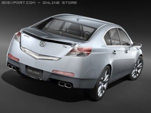 Acura TL 2009 3Dモデル