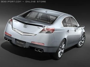 Acura TL 2009 3D Model