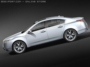 Acura TL 2009 3Dモデル