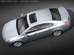 Acura TL 2009 3Dモデル