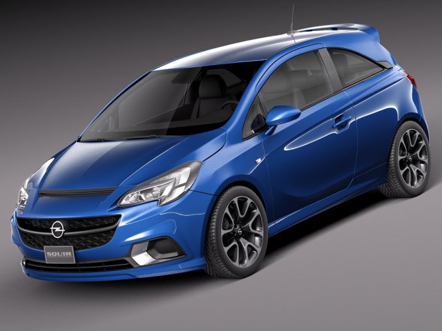 Opel Corsa OPC 2016 Modèle 3D .c4d .max .obj .3ds .fbx .stl .blend 