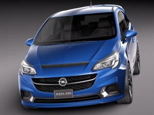 Opel Corsa OPC 2016 Modèle 3D