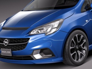 Opel Corsa OPC 2016 Modèle 3D