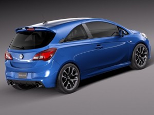 Opel Corsa OPC 2016 Modèle 3D