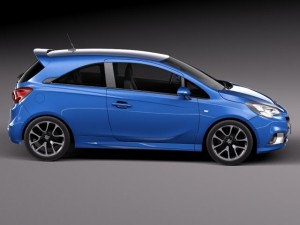 Opel Corsa OPC 2016 Modèle 3D