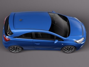 Opel Corsa OPC 2016 Modèle 3D