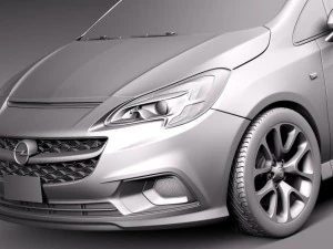 Opel Corsa OPC 2016 3D Model