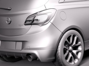 Opel Corsa OPC 2016 Modèle 3D