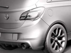 Opel Corsa OPC 2016 3D Model