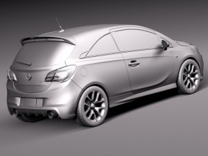 Opel Corsa OPC 2016 Modèle 3D
