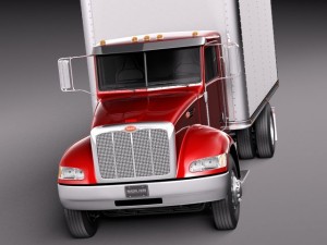 Peterbilt 337 Box 2015 3D Model