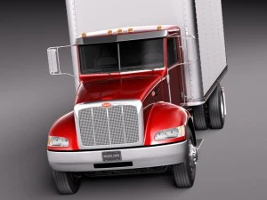 Peterbilt 337 Box 2015 3D Model