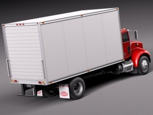 Peterbilt 337 Box 2015 3D Model