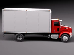 Peterbilt 337 Box 2015 3D Model