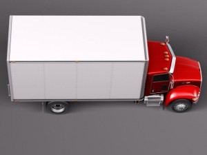 Peterbilt 337 Box 2015 3D Model