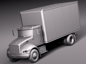 Peterbilt 337 Box 2015 3D Model