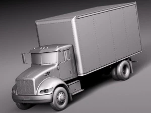 Peterbilt 337 Box 2015 3D Model