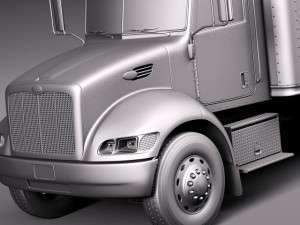 Peterbilt 337 Box 2015 3D Model