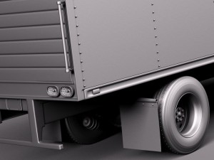 Peterbilt 337 Box 2015 3D Model