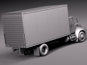 Peterbilt 337 Box 2015 3D Model