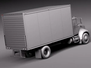 Peterbilt 337 Box 2015 3D Model
