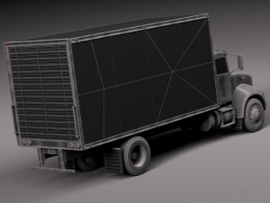 Peterbilt 337 Box 2015 3D Model