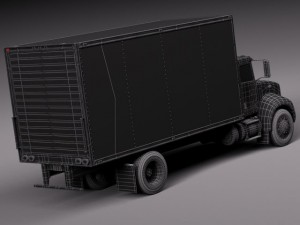Peterbilt 337 Box 2015 3D Model
