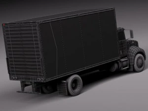 Peterbilt 337 Box 2015 3D Model