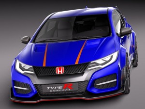 Honda Civic Type R Concept 2015 Model 3D