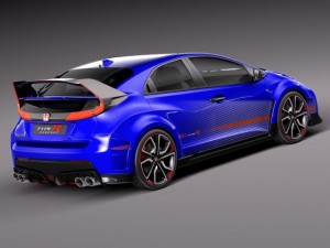 Honda Civic Type R Concept 2015 Model 3D