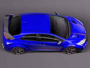 Honda Civic Type R Concept 2015 Model 3D