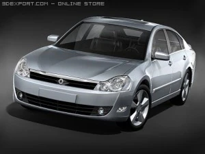 Renault Safrane 2009 3D Model