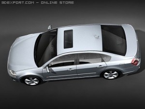 Renault Safrane 2009 Modello 3D