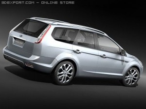 Focus Estate 2009 3Dモデル