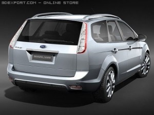 Focus Estate 2009 3Dモデル